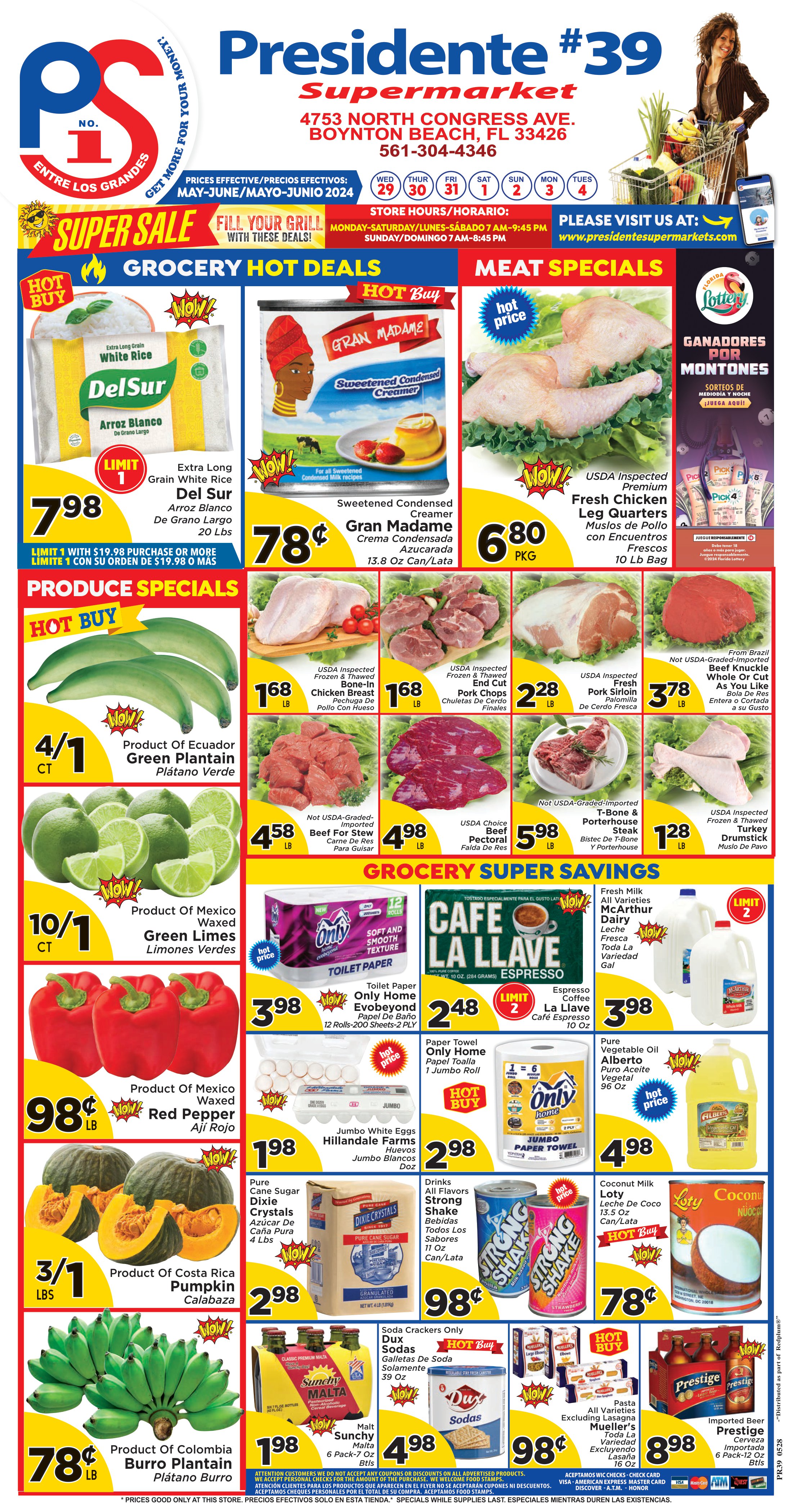 Presidente Supermarket - Weekly Promo for Store 39 Page 1