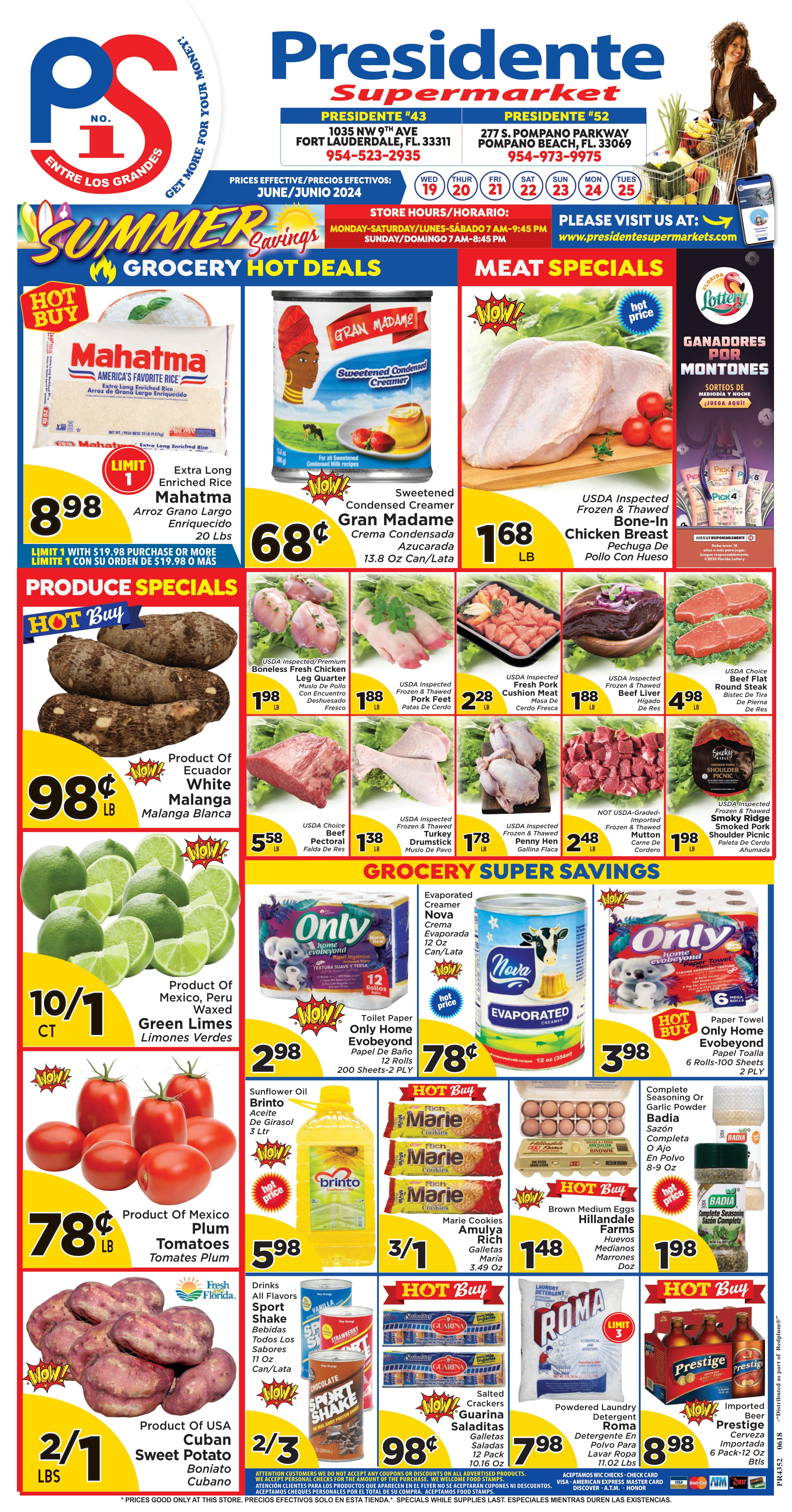 Presidente Supermarket - Weekly Promo for Store 43 & 52 Page 1