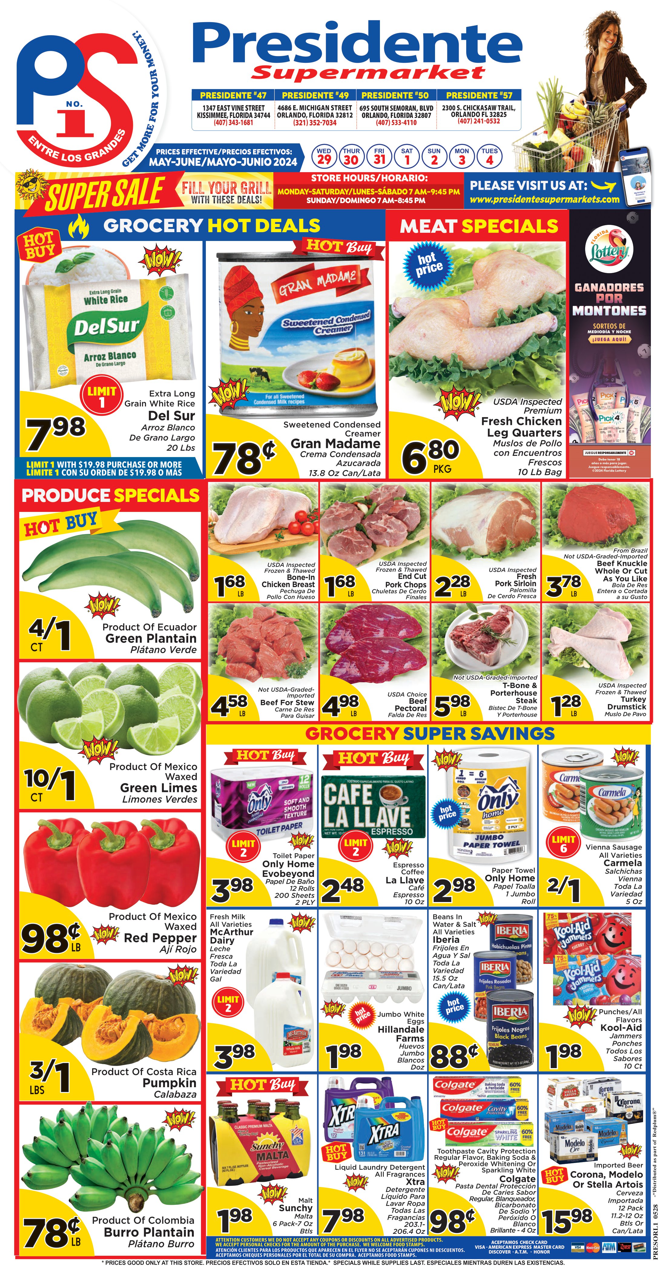 Presidente Supermarket - Weekly Promo for Store 47, 49, 50 and 57 - Page 1