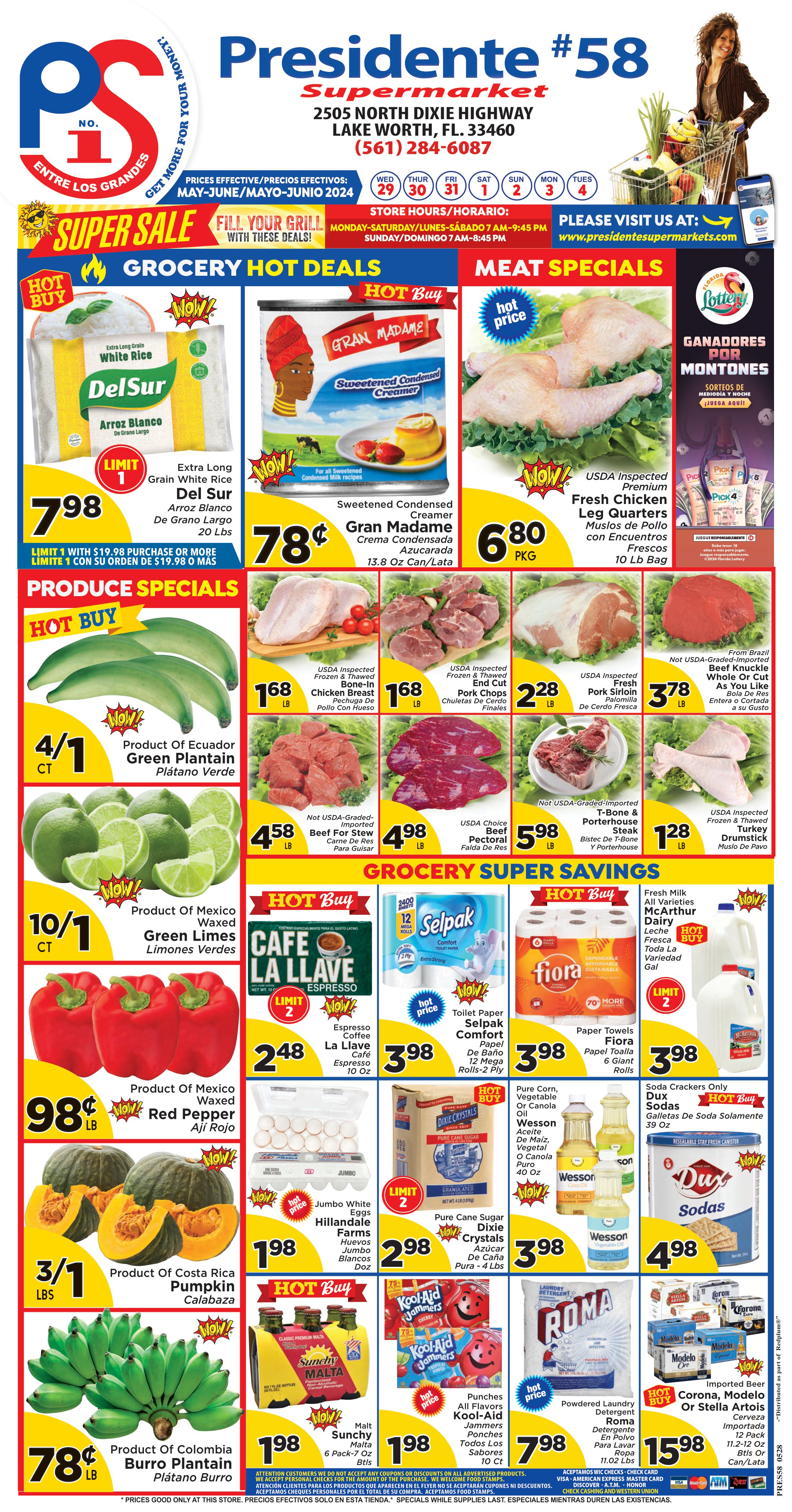 Presidente Supermarket - Weekly Promo for Store 58 - Page 1