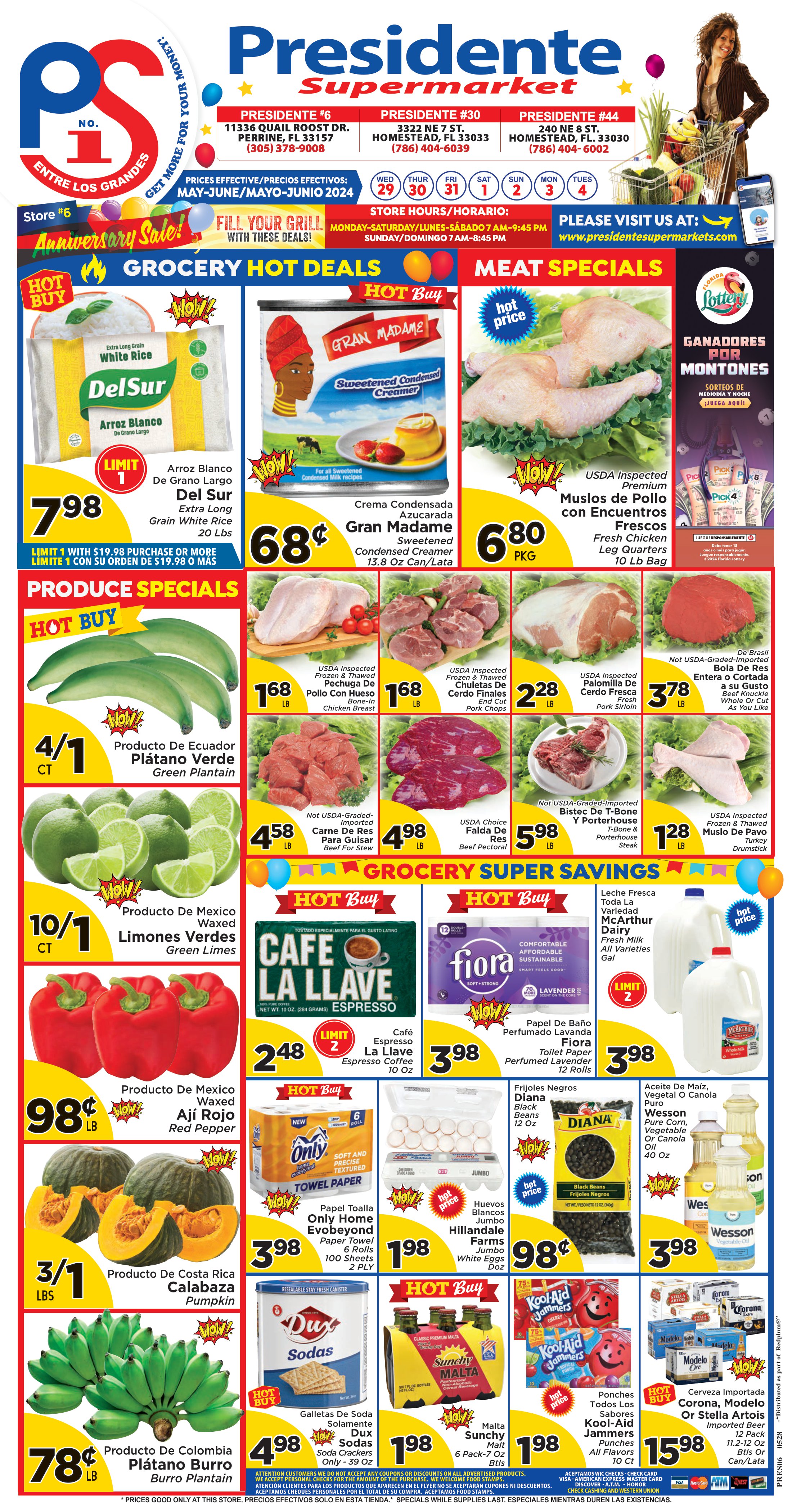 Presidente Supermarket - Weekly Promo for Stores 6 Page 1