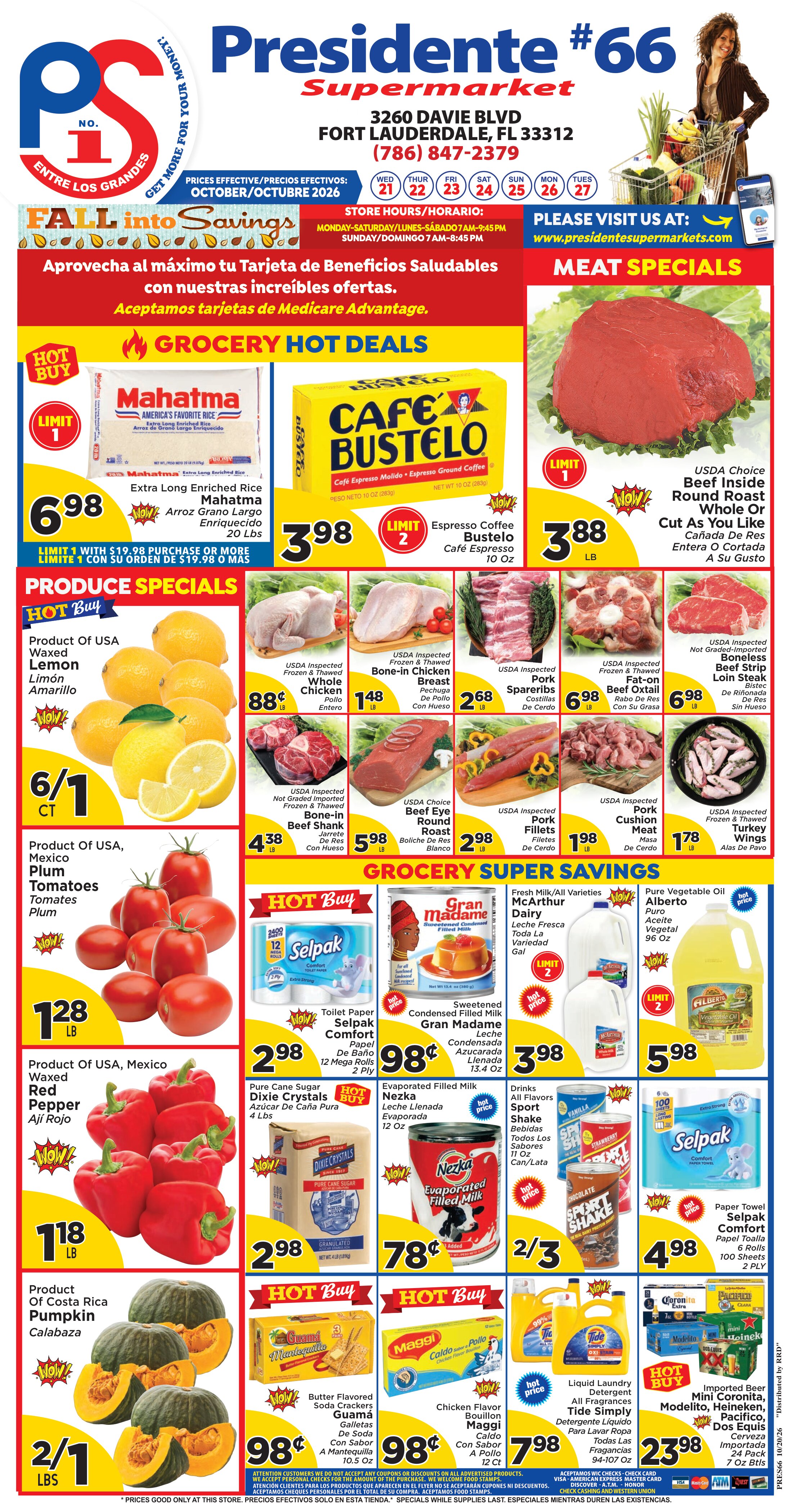 Presidente Supermarket - Weekly Promo for Store 66 - Page 1