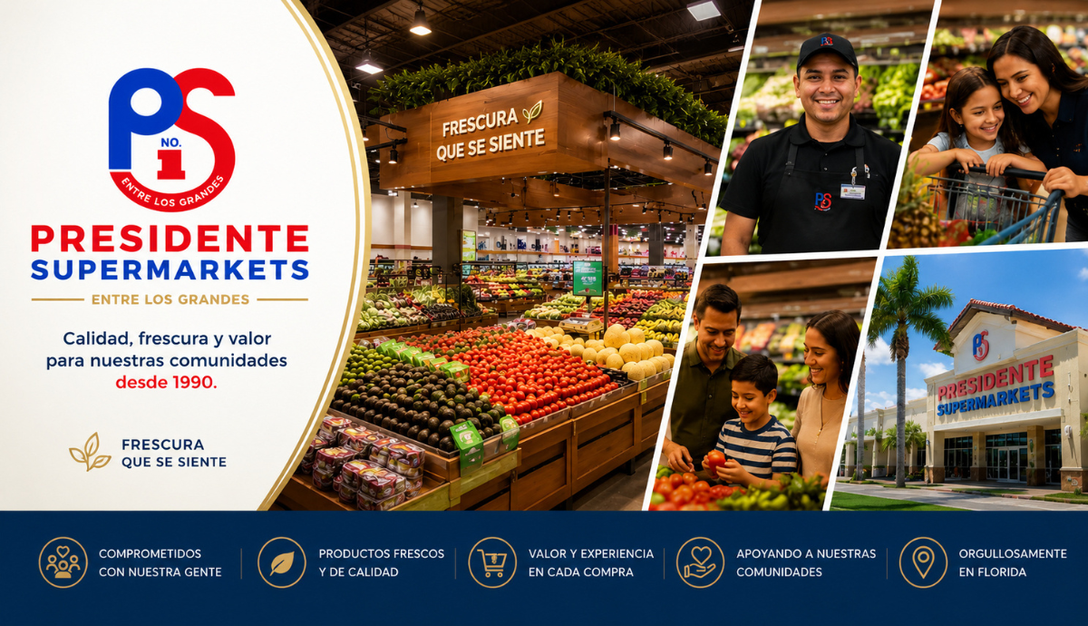 Presidente Supermarkets Florida - productos frescos, supermercado hispano y compras familiares de calidad